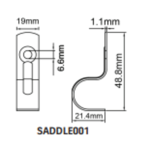 CLA Saddles Accessories Stainless Steel / Alloy Steel - SADDLE - CLA Lighting