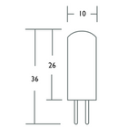 Azoogi G4 LED Lamps and Globes 2700K 6000K 1.5W 12V - G4_01, G4_02