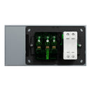 Clipsal Single Switch Power Point, Clipsal Solis T Series, Smart Switch, Horizontal Mount Platinum 230V-240V- 1010CSZ-PT