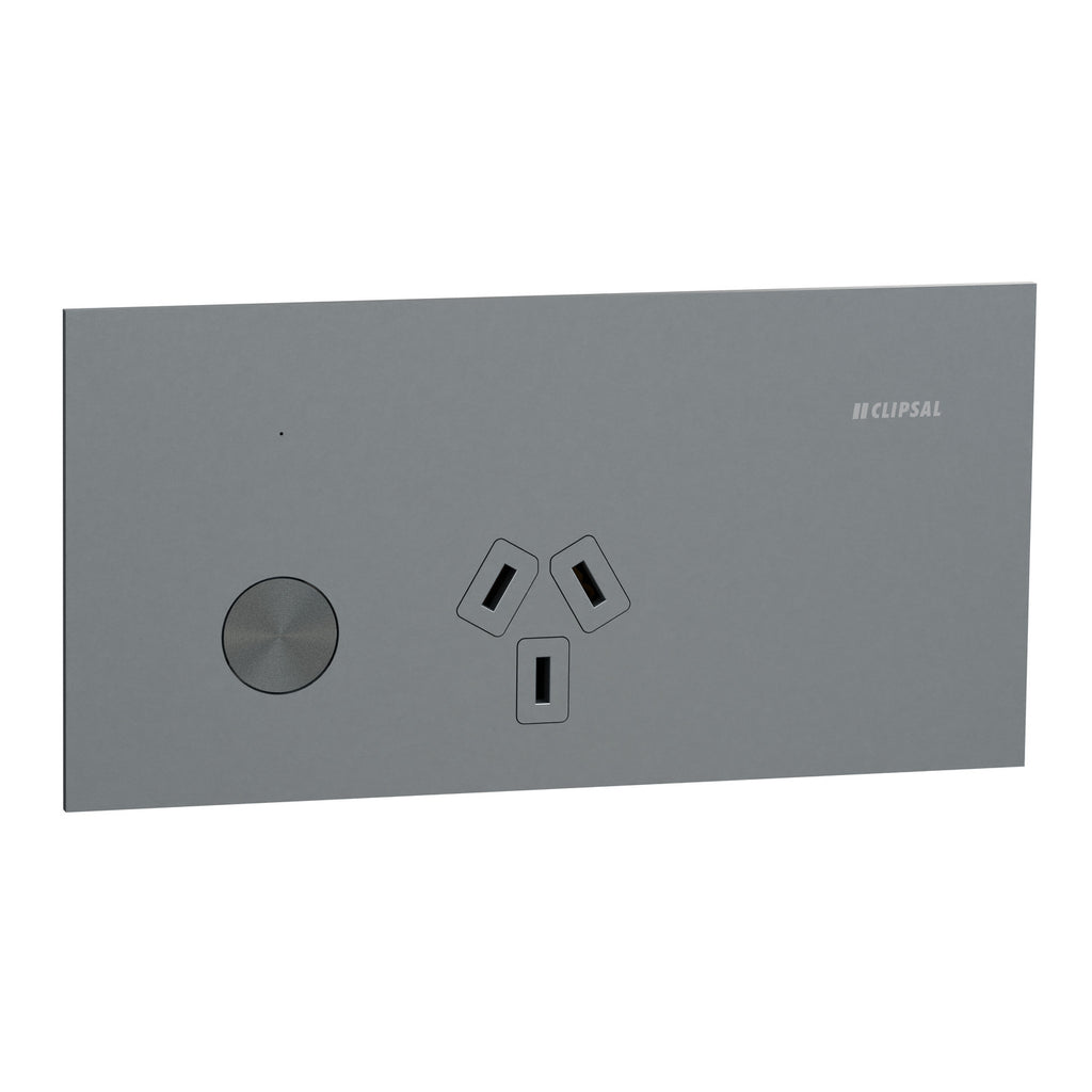 Clipsal Single Switch Power Point, Clipsal Solis T Series, Smart Switc