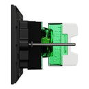 Clipsal Single Switch Power Point, Clipsal Solis, Smart Switch, Horizontal Mount Wall Switch Matt Black/ Matt White 230V-240V- 1010CSZ-ZB, 1010CSZ-ZW