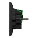 Clipsal Double Switch Power Point, Clipsal Solis, Horizontal Mount Matt Black/ Matt White 230V-240V- 1025-ZB, 1025-ZW