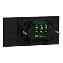 Clipsal Double Switch Power Point, Clipsal Solis, Horizontal Mount Matt Black/ Matt White 230V-240V- 1025-ZB, 1025-ZW