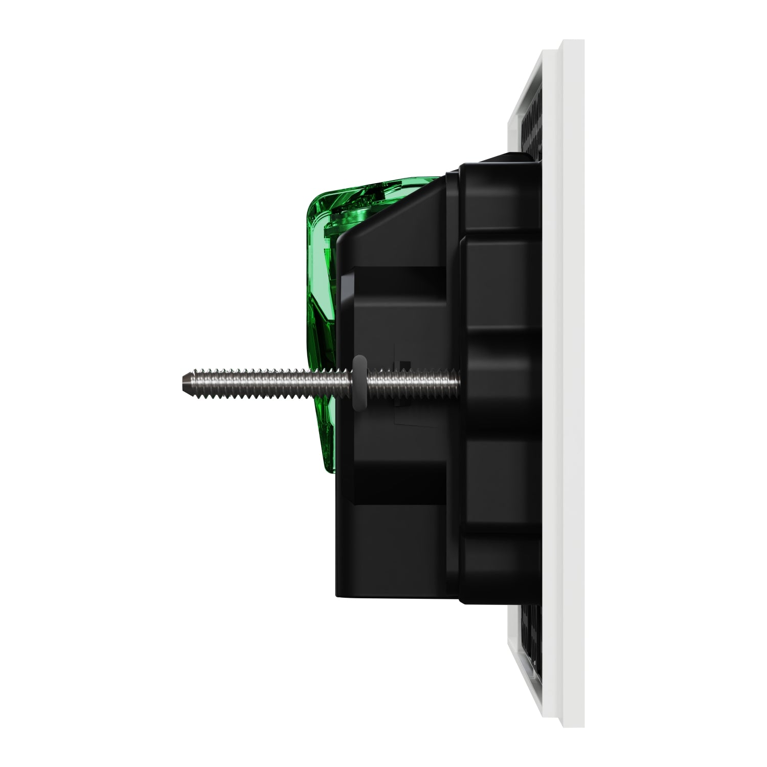 Clipsal Double Switch Power Point, Clipsal Solis, Horizontal Mount Matt Black/ Matt White 230V-240V- 1025-ZB, 1025-ZW