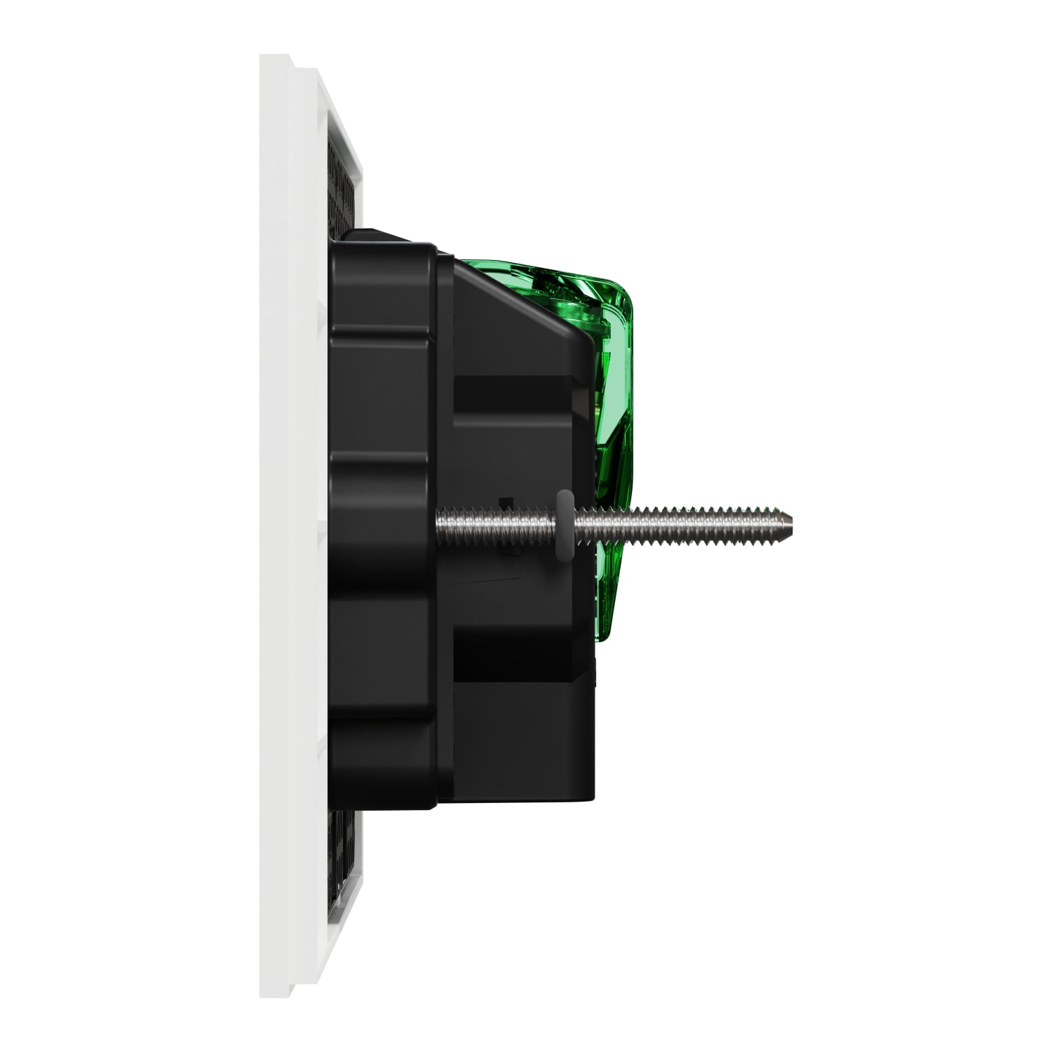 Clipsal Double Switch Power Point, Clipsal Solis, Horizontal Mount Matt Black/ Matt White 230V-240V- 1025-ZB, 1025-ZW