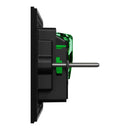 Clipsal Double Switch Power Point, Clipsal Solis T Series, Horizontal Mount, 10A Ebony Aluminium/ Ceramic White 230V-240V- 1025XUA-EA, 1025XUA-WC