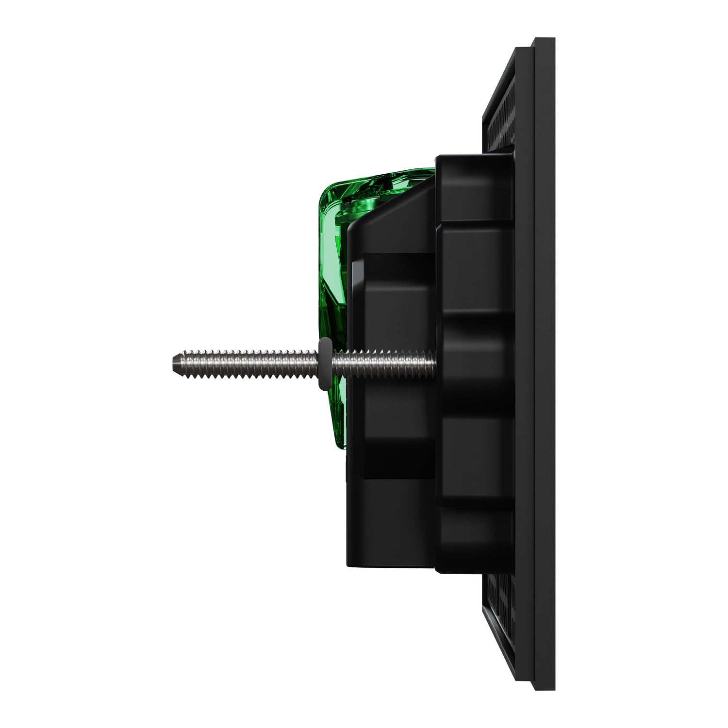 Clipsal Double Switch Power Point, Clipsal Solis, Horizontal Mount, Matt Black/ Matt White 230V-240V- 1025XUA-ZB, 1025XUA-ZW