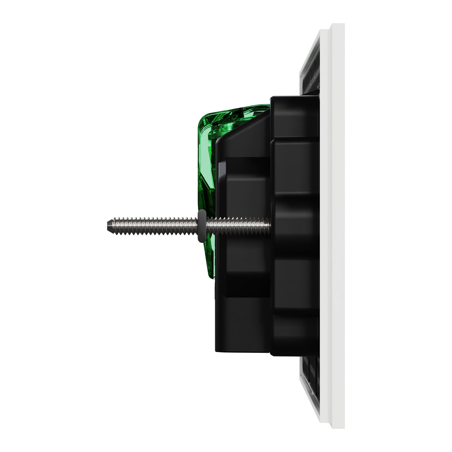 Clipsal Double Switch Power Point, Clipsal Solis, Horizontal Mount, Matt Black/ Matt White 230V-240V- 1025XUA-ZB, 1025XUA-ZW