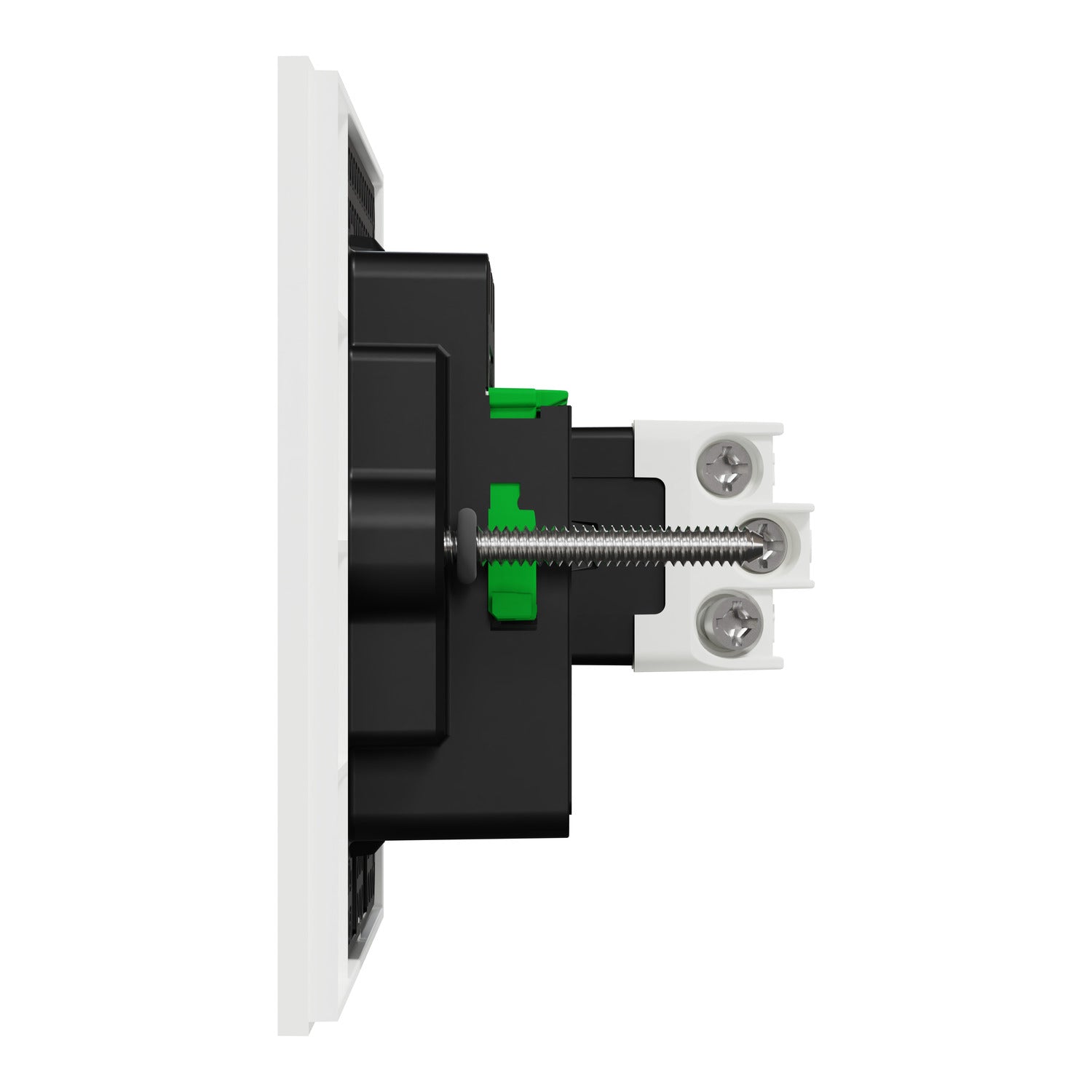 Clipsal Flush Switch, Clipsal Solis, Horizontal Mount, 1 Gang Matt Black/ Matt White 230V-240V- 1041PA-ZB, 1041PA-ZW