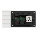 Clipsal Flush Switch, Clipsal Solis, Horizontal Mount, 1 Gang Matt Black/ Matt White 230V-240V- 1041PA-ZB, 1041PA-ZW 
