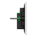 Clipsal Grid Plate and Cover, Clipsal Solis, 1 Gang, Horizontal Matt Black/ Matt White- 1041PUA-ZB, 1041PUA-ZW