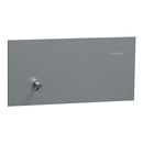 Clipsal Flush Switch, Clipsal Solis T Series, Horizontal Mount, 1 Gang Platinum 230V-240V- 1041TA-PT