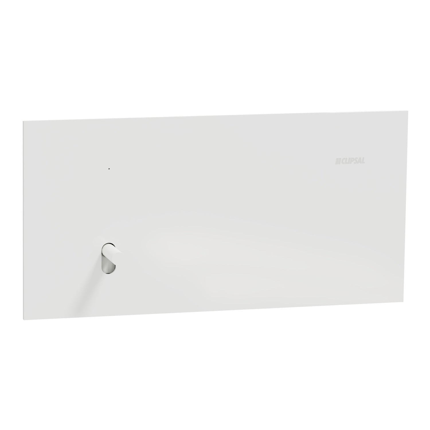 Clipsal Flush Switch, Clipsal Solis T Series, Horizontal Mount, 1 Gang Ebony Aluminium/ Ceramic White 230V-240V- 1041TA-EA, 1041TA-WC