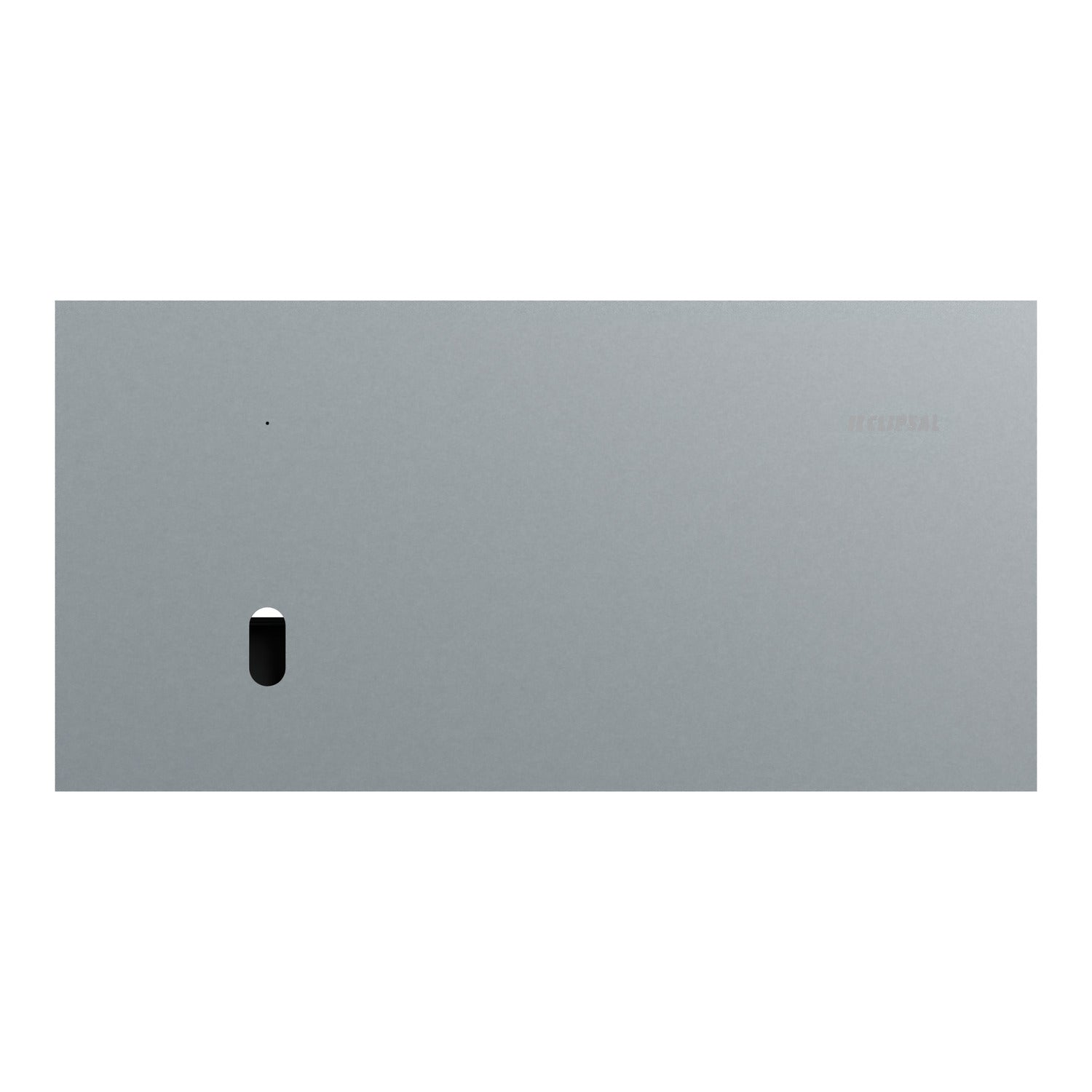 Clipsal Grid Plate and Cover, Clipsal Solis T Series, 1 Gang, Horizontal Platinum- 1041TUA-PT