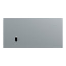 Clipsal Grid Plate and Cover, Clipsal Solis T Series, 1 Gang, Horizontal Platinum- 1041TUA-PT