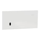 Clipsal Grid Plate and Cover, Clipsal Solis T Series, 1 Gang, Horizontal Ebony Aluminium/ White Ceramic- 1041TUA-EA, 1041TUA-WC