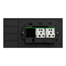 Clipsal Flush Switch, Clipsal Solis, Horizontal Mount, 2 Gang, Matt Black/ Matt White 230V-240V- 1042PA-ZB, 1042PA-ZW