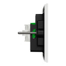 Clipsal Flush Switch, Clipsal Solis, Horizontal Mount, 2 Gang, Matt Black/ Matt White 230V-240V- 1042PA-ZB, 1042PA-ZW