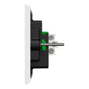 Clipsal Flush Switch, Clipsal Solis, Horizontal Mount, 2 Gang, Matt Black/ Matt White 230V-240V- 1042PA-ZB, 1042PA-ZW