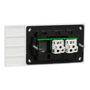 Clipsal Flush Switch, Clipsal Solis, Horizontal Mount, 2 Gang, Matt Black/ Matt White 230V-240V- 1042PA-ZB, 1042PA-ZW