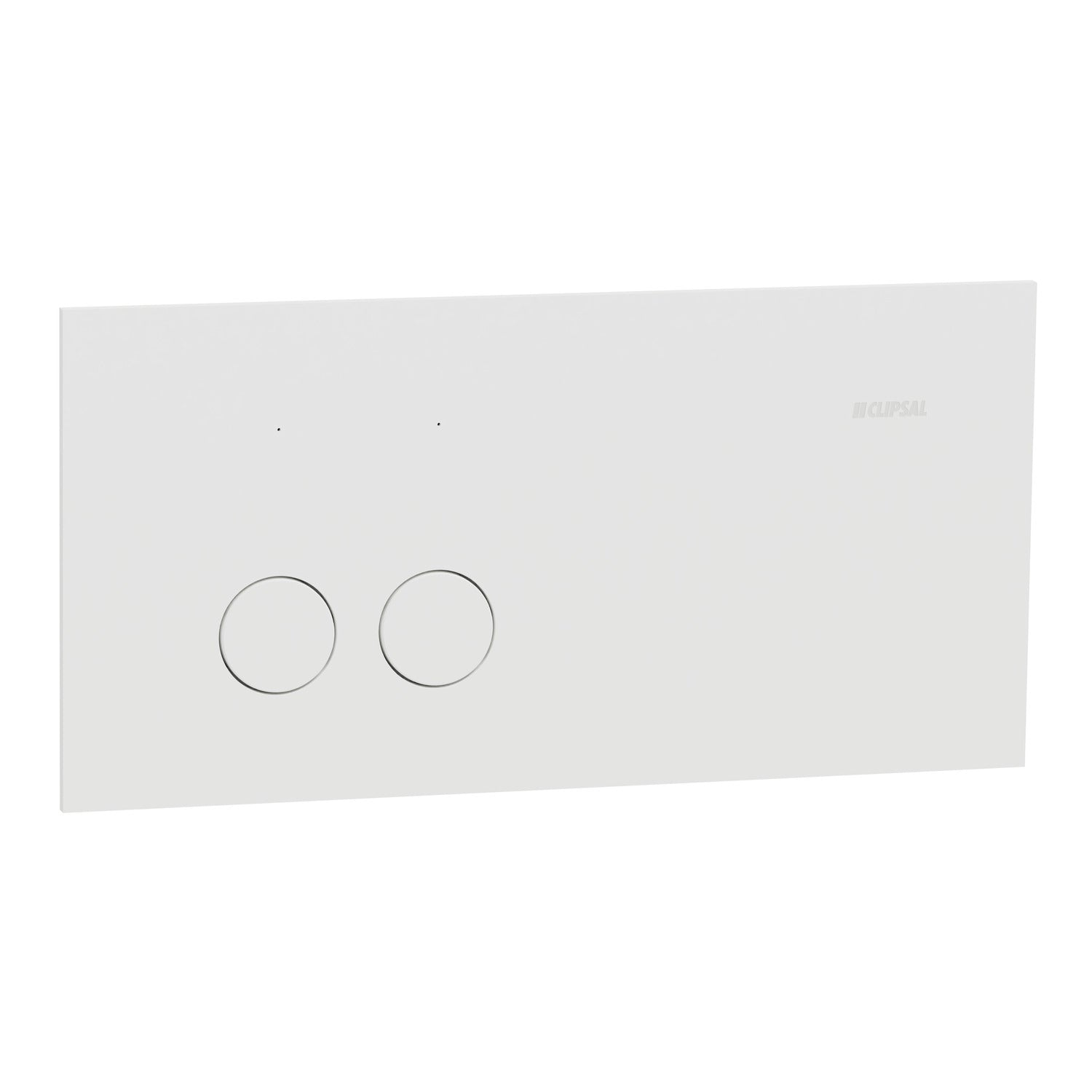 Clipsal Flush Switch, Clipsal Solis, Horizontal Mount, 2 Gang, Matt Black/ Matt White 230V-240V- 1042PA-ZB, 1042PA-ZW