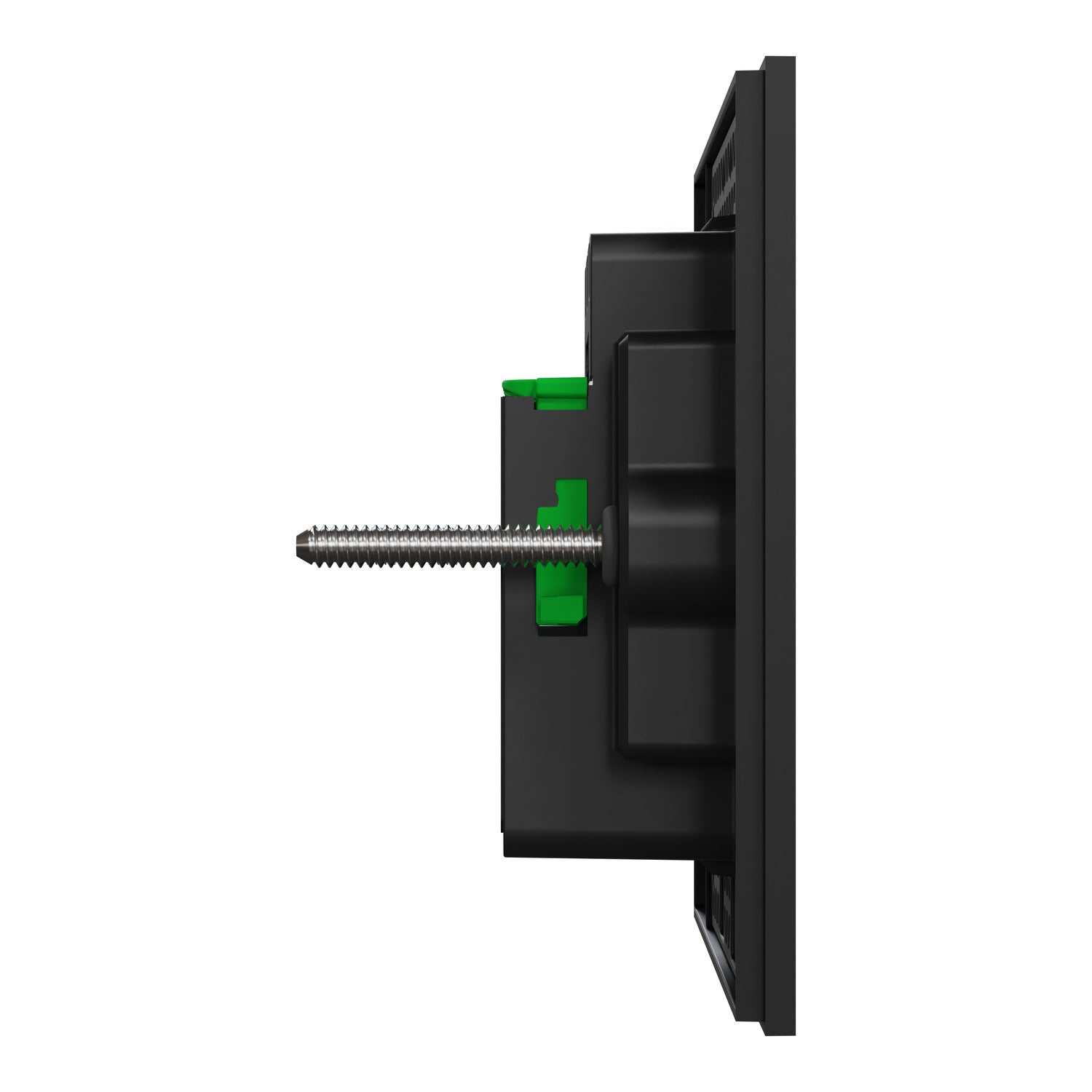 Clipsal Grid Plate and Cover, Clipsal Solis, 2 Gang, Horizontal Matt Black/ Matt White- 1042PUA-ZB, 1042PUA-ZW