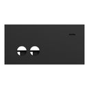 Clipsal Grid Plate and Cover, Clipsal Solis, 2 Gang, Horizontal Matt Black/ Matt White- 1042PUA-ZB, 1042PUA-ZW