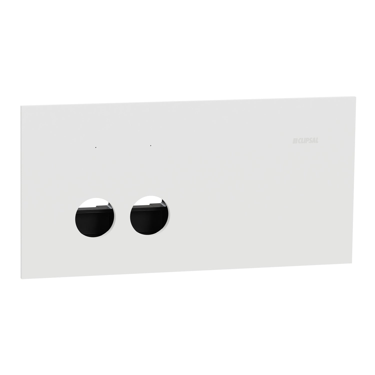 Clipsal Grid Plate and Cover, Clipsal Solis, 2 Gang, Horizontal Matt Black/ Matt White- 1042PUA-ZB, 1042PUA-ZW