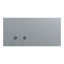 Clipsal Flush Switch, Clipsal Solis T Series, Horizontal Mount, 2 Gang  Platinum 230V-240V- 1042TA-PT