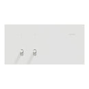 Clipsal Flush Switch, Clipsal Solis T Series, Horizontal Mount, 2 Gang Ebony Aluminium/ White Ceramic 230V-240V- 1042TA-EA, 1042TA-WC