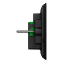 Clipsal Grid Plate and Cover, Clipsal Solis T Series, 2 Gang, Horizontal Ebony Aluminium/ White Ceramic- 1042TUA-EA, 1042TUA-WC