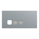 Clipsal Grid Plate and Cover, Clipsal Solis T Series, 3 Gang, Communication plate less mechs Platinum- 1043CP-PT