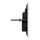 Clipsal Grid Plate and Cover, Clipsal Solis T Series, 3 Gang, Communication plate less mechs Ebony Aluminium/ White Ceramic- 1043CP-EA, 1043CP-WC