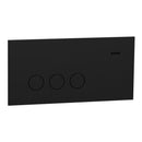 Clipsal Flush Switch, Clipsal Solis, Horizontal Mount, 3 Gang, Matt Black/ Matt White 230V-240V- 1043PA-ZB, 1043PA-ZW