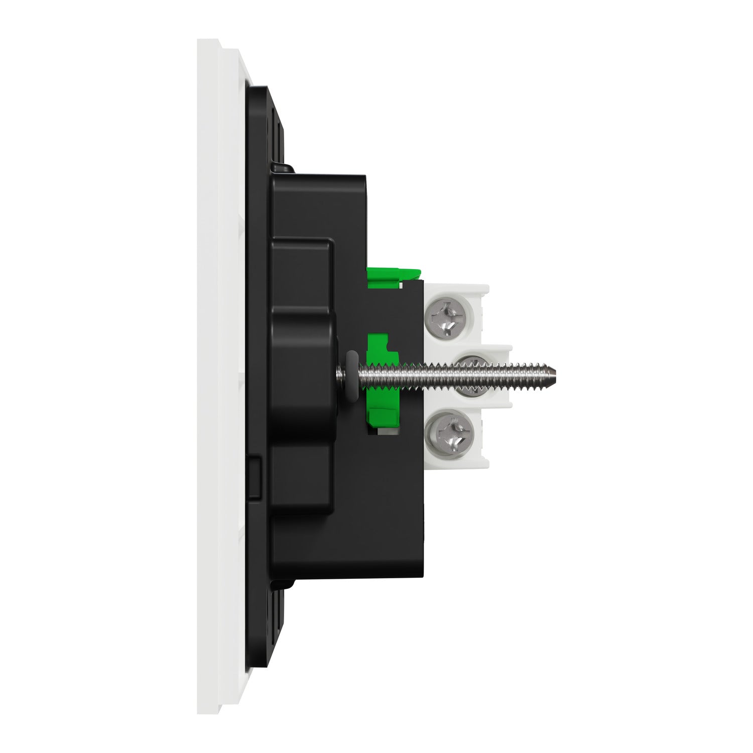 Clipsal Flush Switch, Clipsal Solis, Horizontal Mount, 3 Gang, Matt Black/ Matt White 230V-240V- 1043PA-ZB, 1043PA-ZW