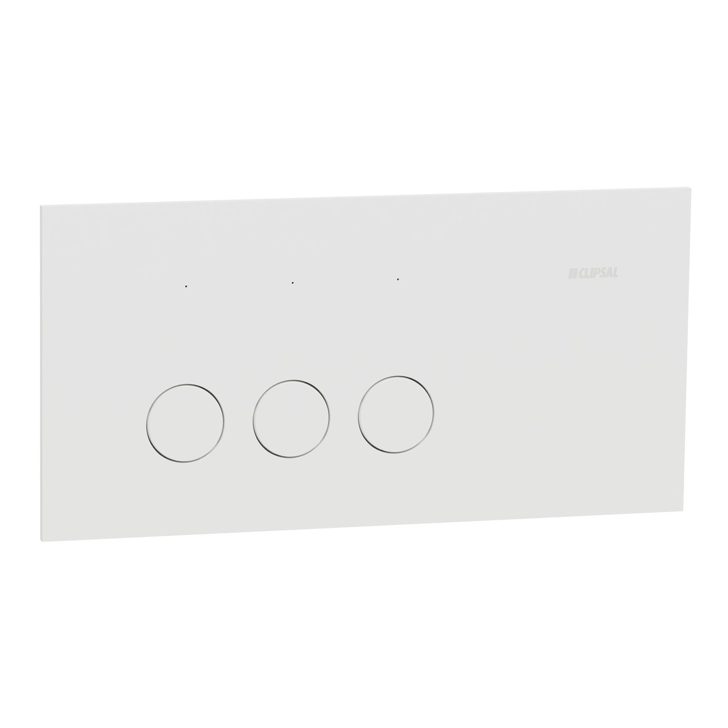 Clipsal Flush Switch, Clipsal Solis, Horizontal Mount, 3 Gang, Matt Black/ Matt White 230V-240V- 1043PA-ZB, 1043PA-ZW