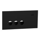 Clipsal Grid Plate and Cover, Clipsal Solis, 3 Gang, Horizontal Matt Black/ Matt White- 1043PUA-ZB, 1043PUA-ZW