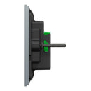 Clipsal Grid Plate and Cover, Clipsal Solis T Series, 3 Gang, Horizontal Platinum- 1043TUA-PT