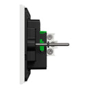 Clipsal Flush Switch, Clipsal Solis, Horizontal Mount, 4 Gang, Matt Black/ Matt White 230V-240V- 1044PA-ZB, 1044PA-ZW