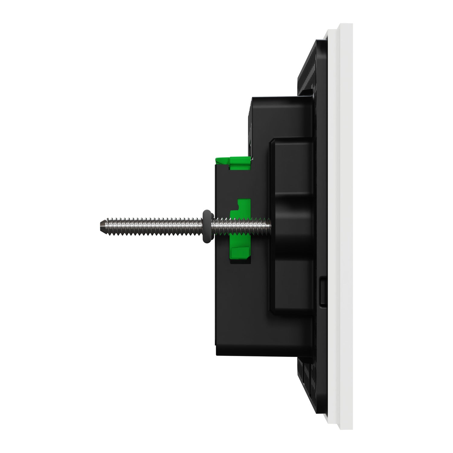 Clipsal Grid Plate and Cover, Clipsal Solis, 3 Gang, Horizontal Matt Black/ Matt White- 1044PUA-ZB, 1044PUA-ZW