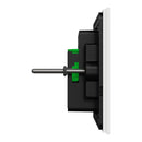 Clipsal Grid Plate and Cover, Clipsal Solis, 3 Gang, Horizontal Matt Black/ Matt White- 1044PUA-ZB, 1044PUA-ZW