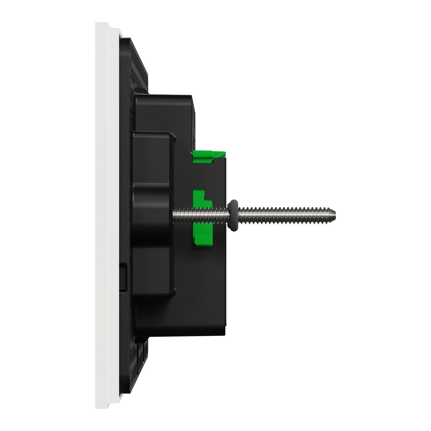 Clipsal Grid Plate and Cover, Clipsal Solis, 3 Gang, Horizontal Matt Black/ Matt White- 1044PUA-ZB, 1044PUA-ZW