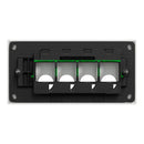 Clipsal Grid Plate and Cover, Clipsal Solis, 3 Gang, Horizontal Matt Black/ Matt White- 1044PUA-ZB, 1044PUA-ZW