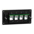 Clipsal Grid Plate and Cover, Clipsal Solis, 3 Gang, Horizontal Matt Black/ Matt White- 1044PUA-ZB, 1044PUA-ZW