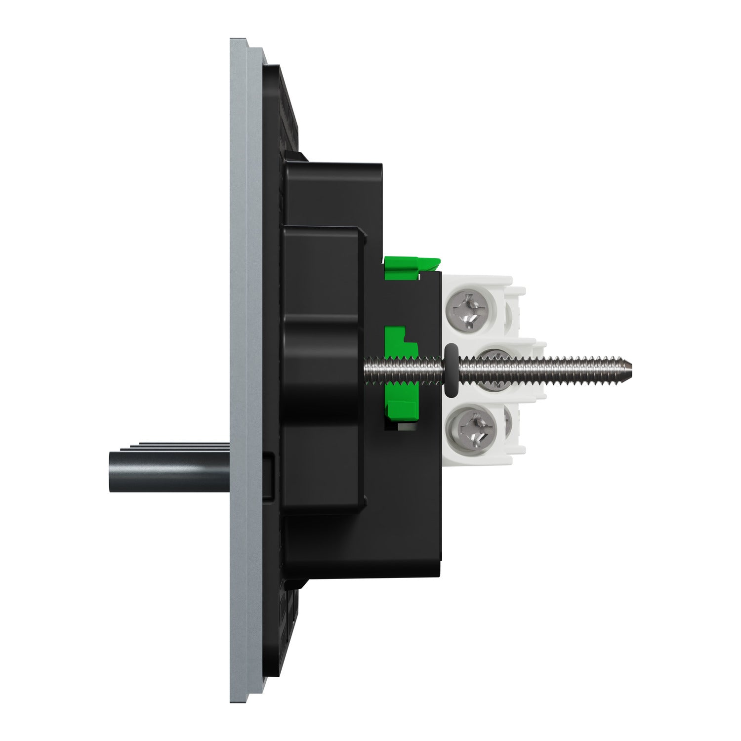 Clipsal Flush Switch, Clipsal Solis T Series, Horizontal Mount, 4 Gang Platinum 230V-240V- 1044TA-PT