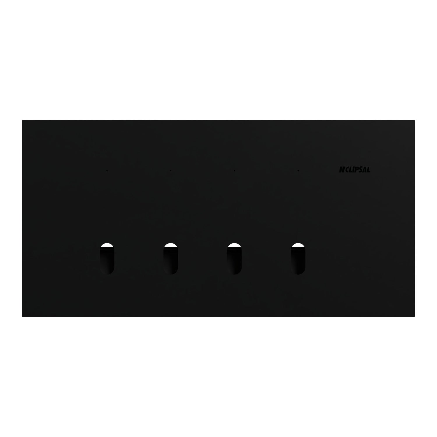 Clipsal Grid Plate and Cover, Clipsal Solis T Series, 4 Gang, Horizontal Brass Ebony Aluminium/ White Ceramic/ Living Brass- 1044TUA-LB, 1044TUA-EA, 1044TUA-WC