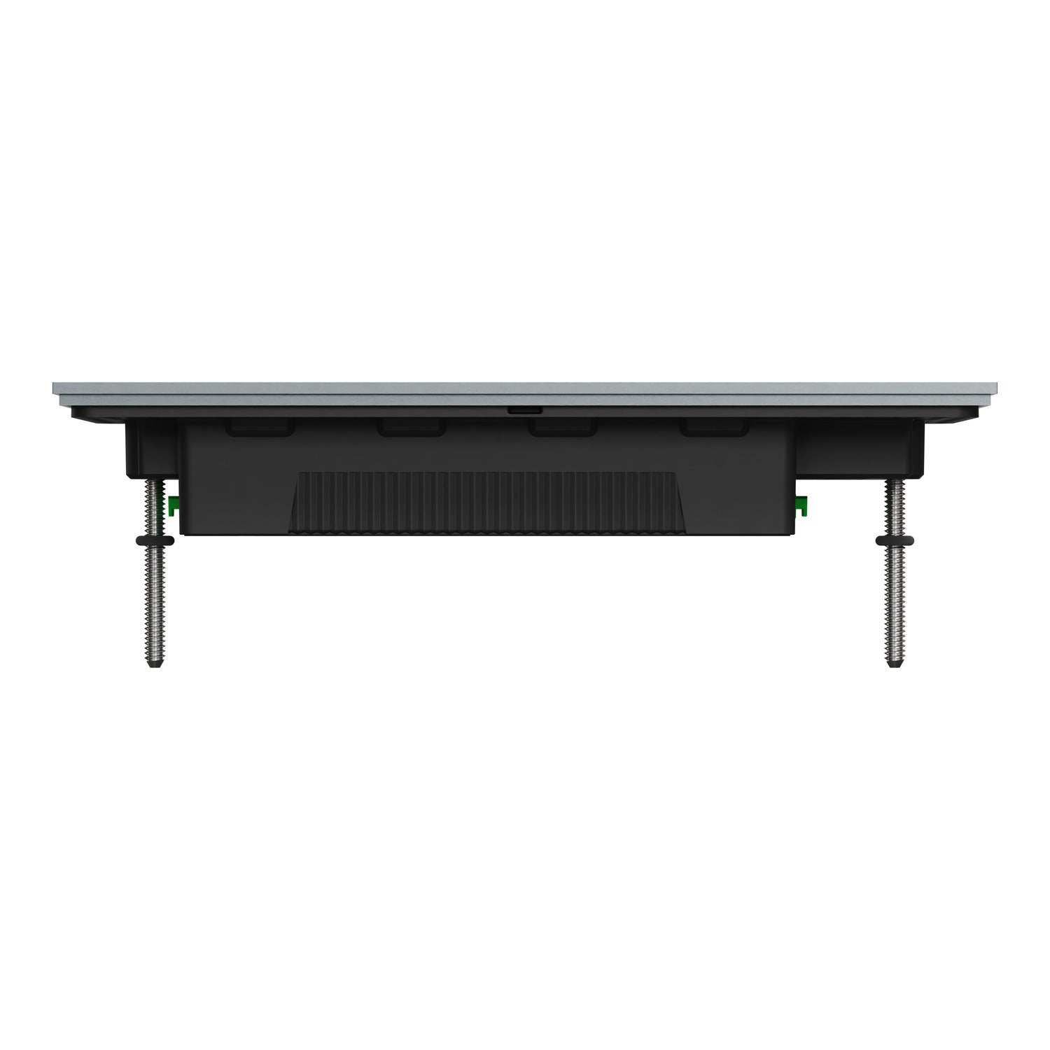 Clipsal Grid Plate and Cover, Clipsal Solis T Series, 4 Gang, Horizontal Platinum- 1044TUA-PT
