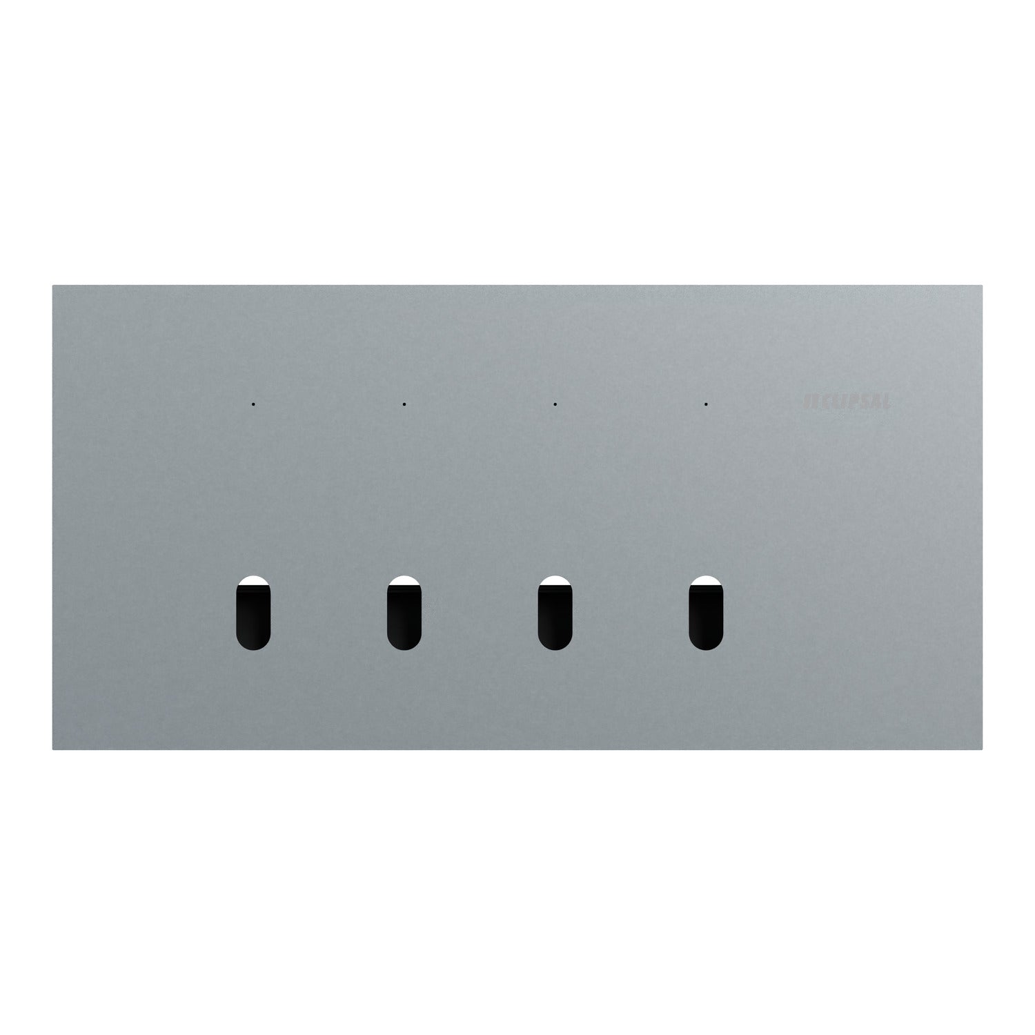 Clipsal Grid Plate and Cover, Clipsal Solis T Series, 4 Gang, Horizontal Platinum- 1044TUA-PT