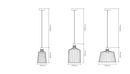 Domus Ashley-PDT Ashley Caged Interior Pendant Small / Medium / Large 240V IP20 - 22508, 22509, 22510 - Domus Lighting