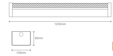 Domus Park-120 W/G LED Linear Batten Tri- White 15/30W 240V IP20 - 66063, 66064, 66065